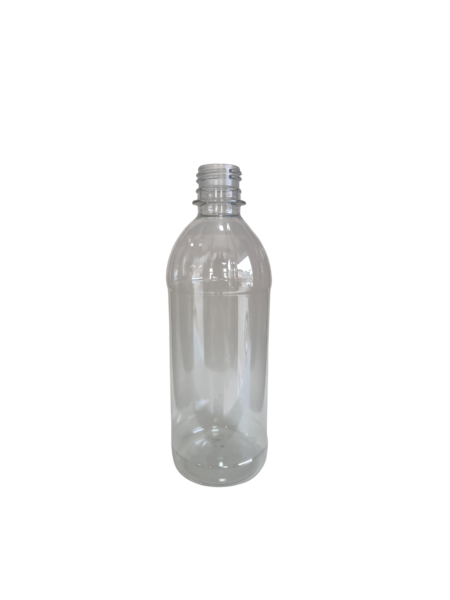 00823 ENV. 500CC GENERICO CRISTAL PET R28MM(17,5GR)