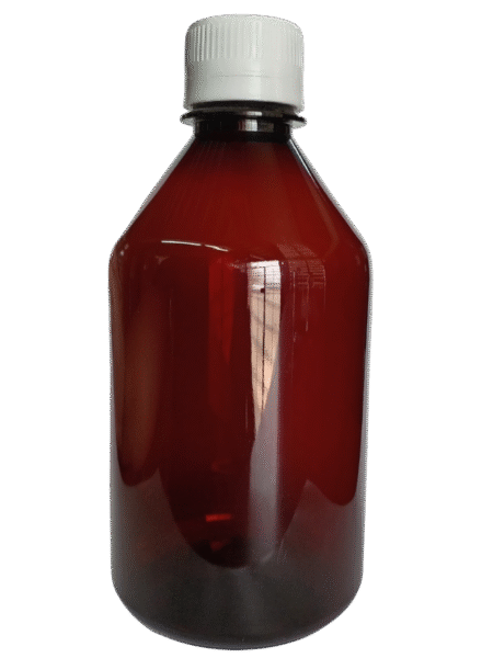 00667 ENV. 400CC JAR. PET AMBAR R28MM
