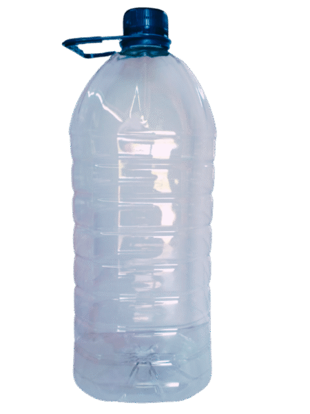 01012 GARR. 3.8LT PET CRISTAL T38MM Y ASA AZUL