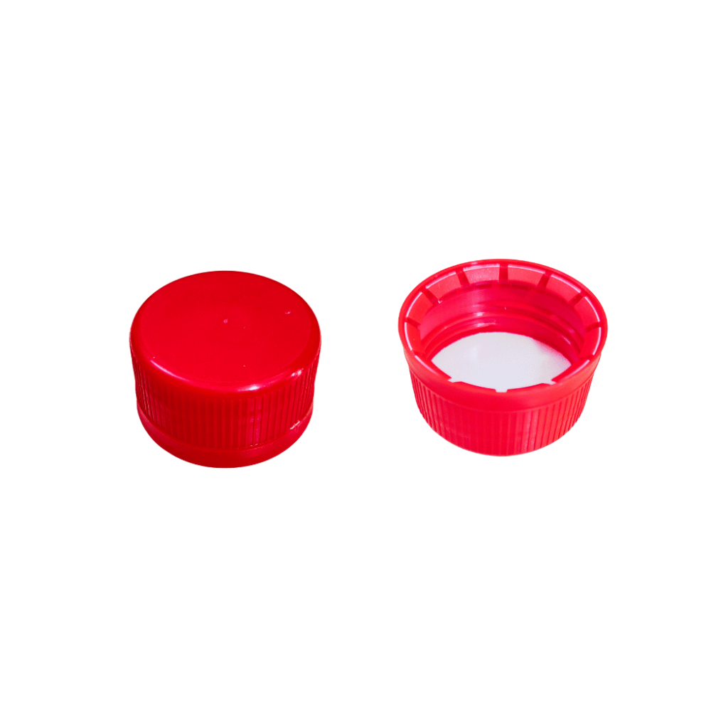 00638 TAPA 38MM SEGURIDAD LINER ESPUMADO ? PP ROJA