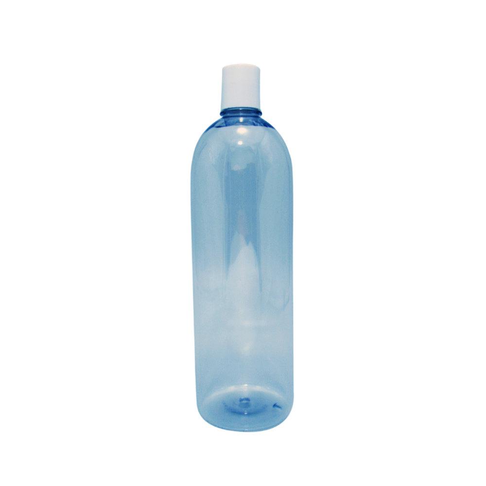 00678 ENVASE 400CC BALA CILÍNDRICO PET CRISTAL ROSCA 28MM