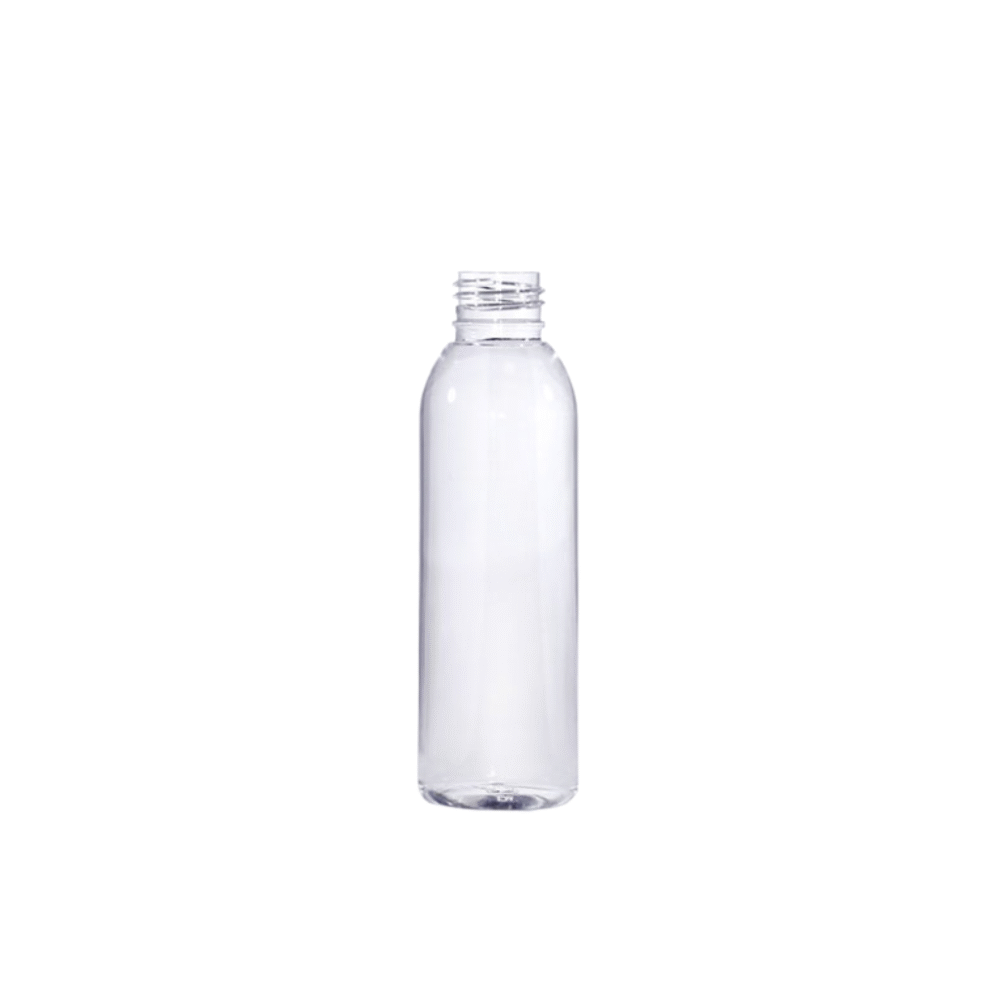 00720 ENVASE 120CC BALA CILÍNDRICO PET CRISTAL ROSCA 24MM