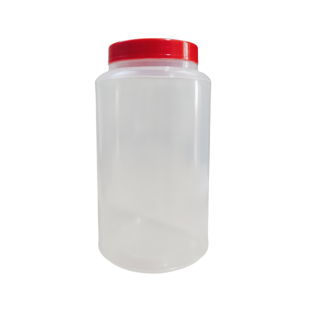 00169 ENVASE 1000CC POTES CILÍNDRICO PP TRANSPARENTE ROSCA 70MM
