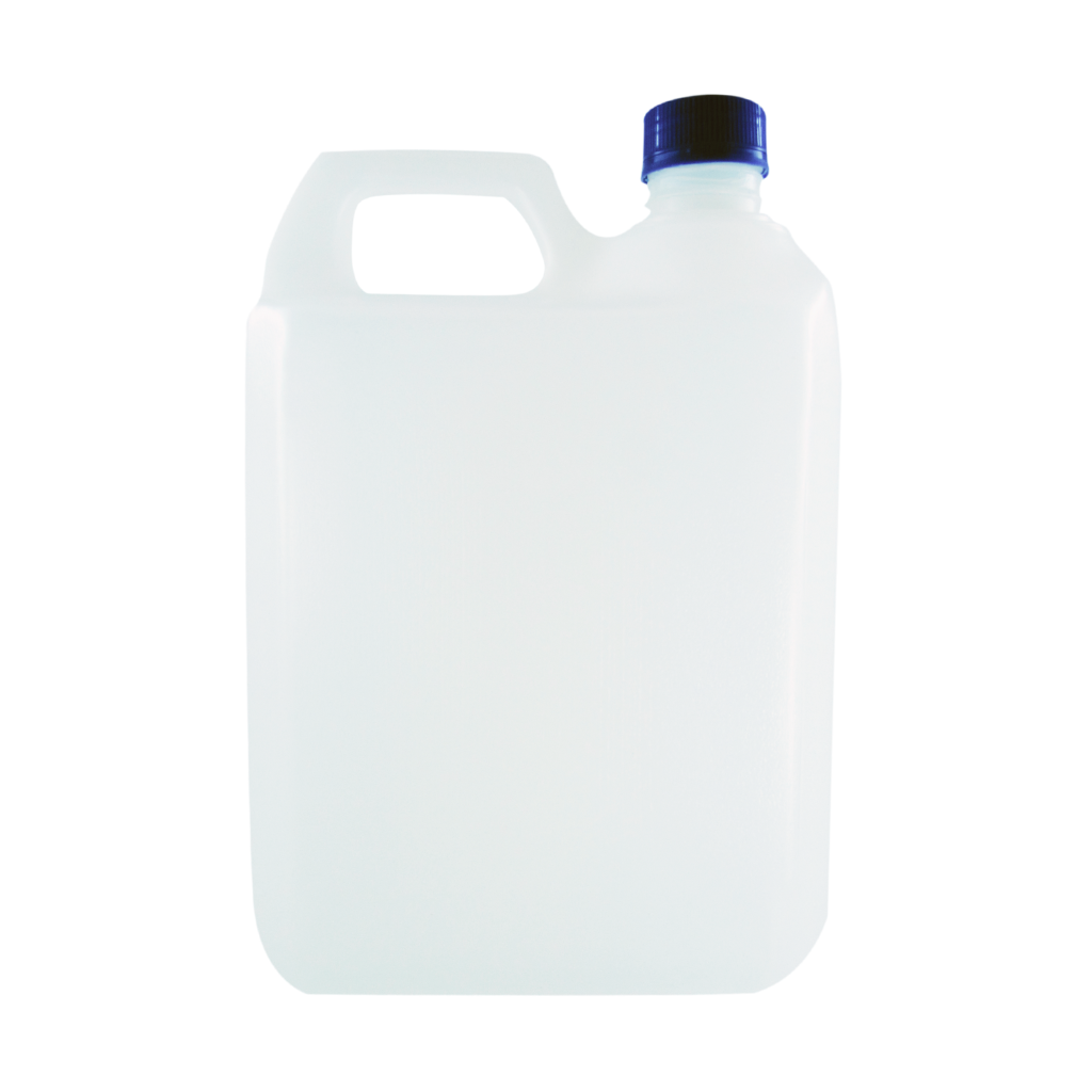 00188 ENVASE 3LT GARRAFA CUADRADA PE NEUTRO ROSCA 38MM