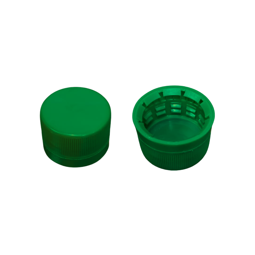 00320 TAPA 28MM SEGURIDAD PP VERDE OSCURA