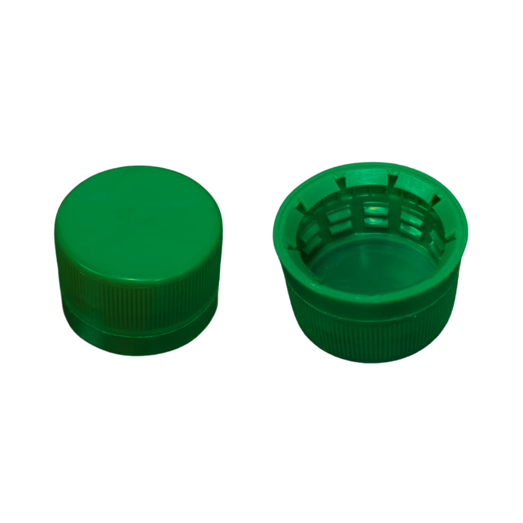00320 TAPA 28MM SEGURIDAD PP VERDE OSCURA