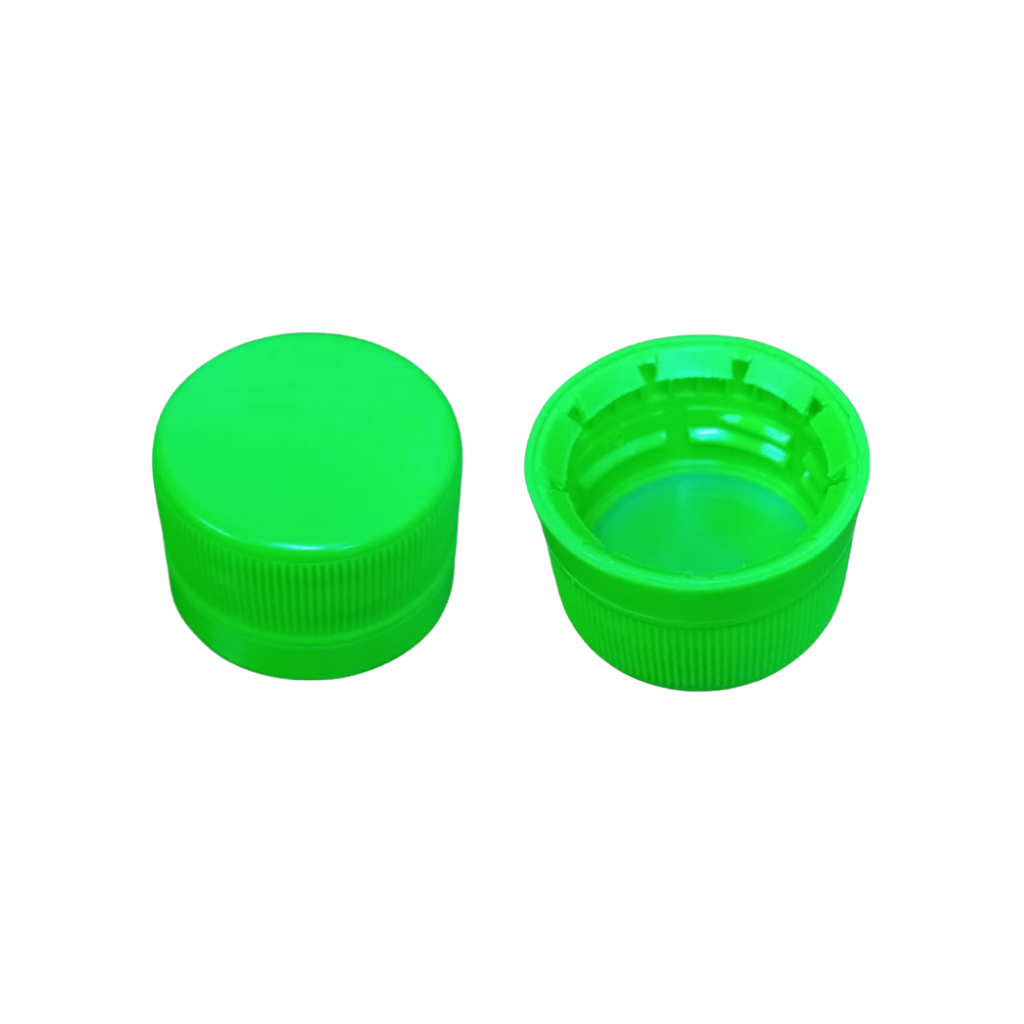 00322 TAPA 28MM SEGURIDAD PP VERDE LIMON