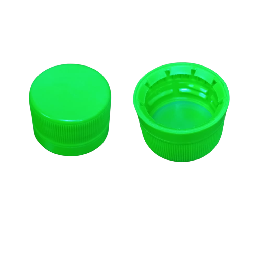 00322 TAPA 28MM SEGURIDAD PP VERDE LIMON