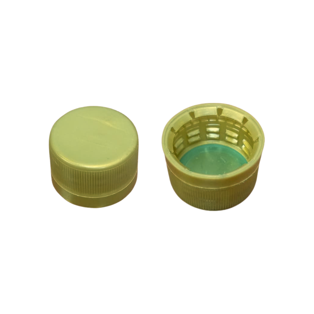 00996 TAPA 28MM SEGURIDAD PP DORADA