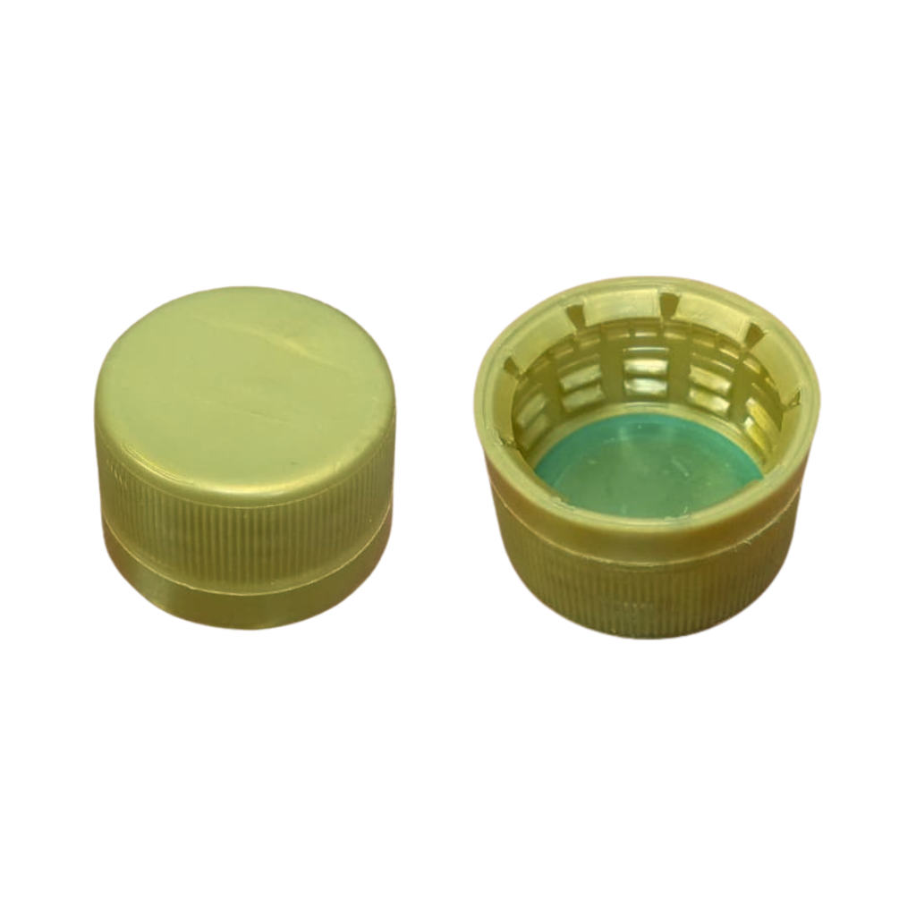 00996 TAPA 28MM SEGURIDAD PP DORADA