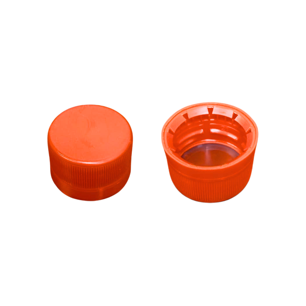 01561 TAPA 28MM SEGURIDAD PP NARANJA