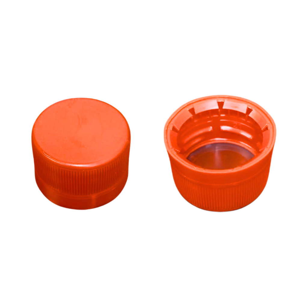 01561 TAPA 28MM SEGURIDAD PP NARANJA