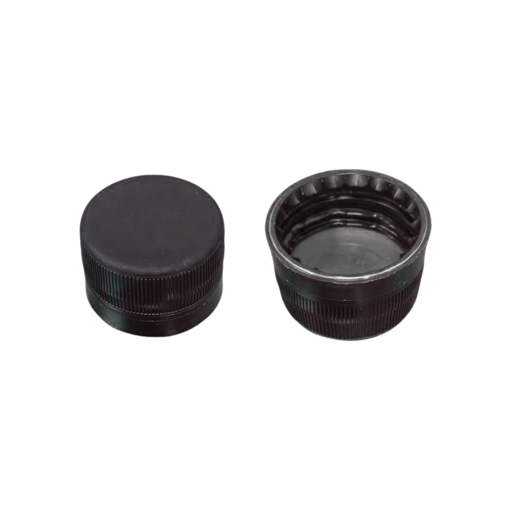 01565 TAPA 28MM SEGURIDAD PP NEGRA