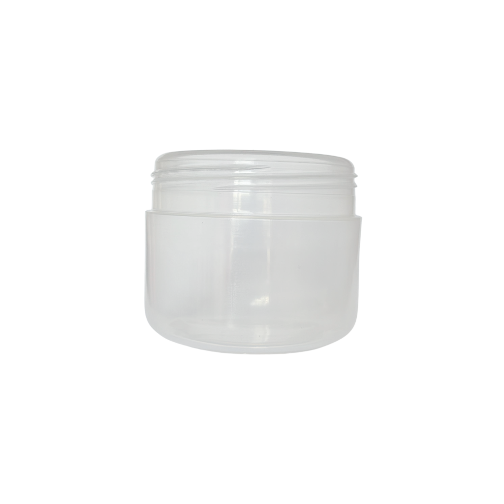 00159 ENVASE 250CC POTE CILÍNDRICO PP TRANSPARENTE ROSCA 82MM