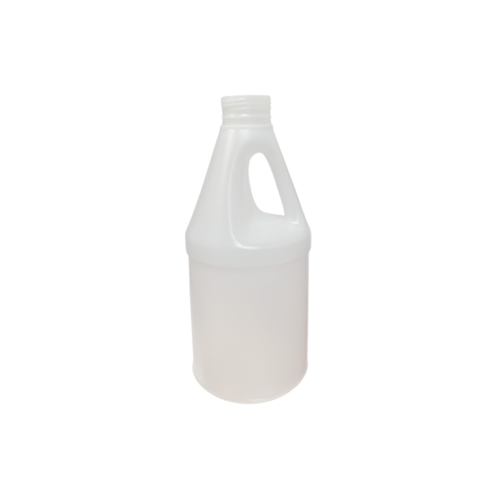 00186 ENVASE 1 LITRO GARRAFA CILÍNDRICO PE NEUTRO ROSCA 38MM