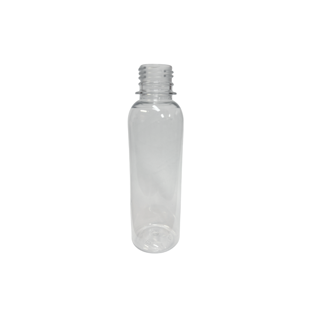 00675 ENVASE 200CC BALA CILÍNDRICO PET CRISTAL ROSCA 28MM