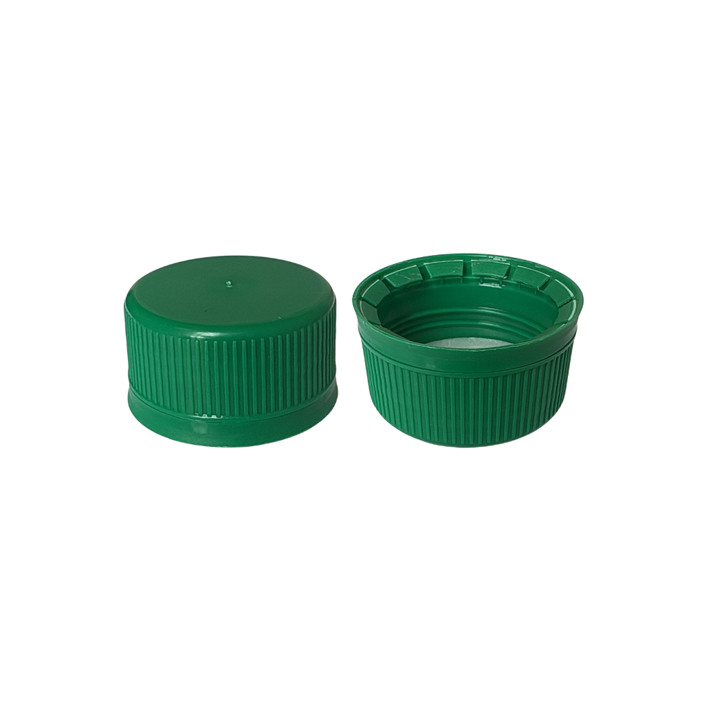 00906 TAPA 38MM LINER ESPUMADO SEGURIDAD PP VERDE OSCURA
