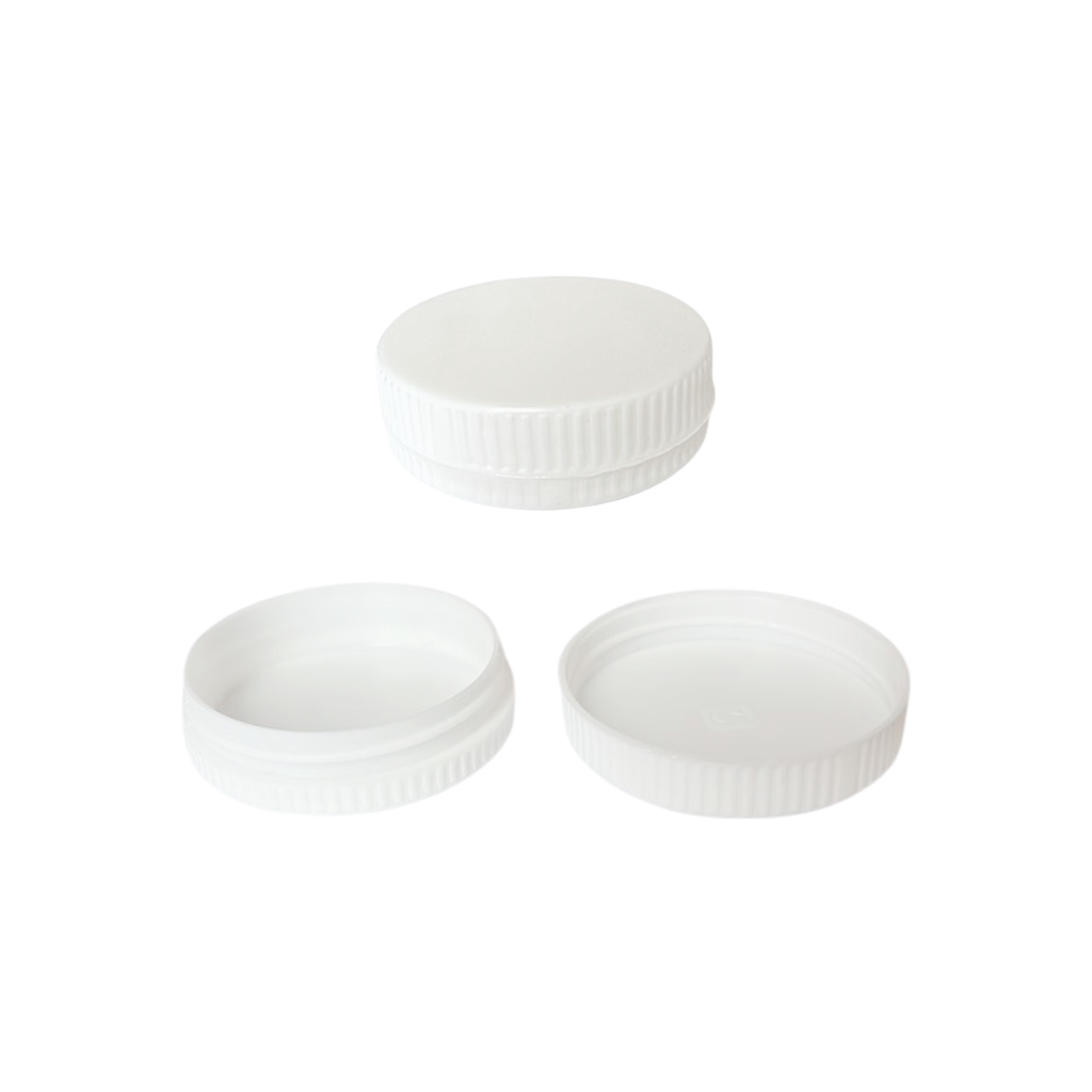 01018 ENVASE 20GRAMOS POMADA CILÍNDRICO PE BLANCO TAPA 40MM BLANCO