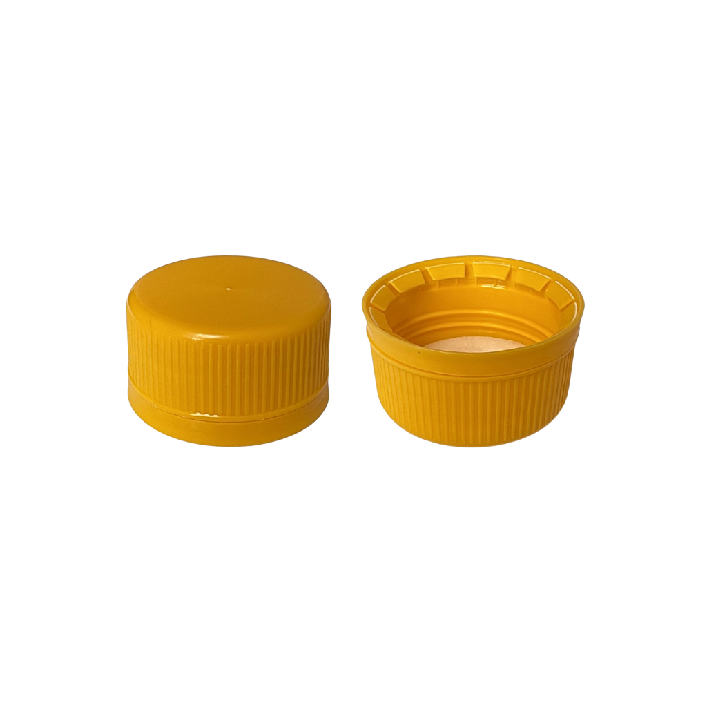 01534 TAPA 38MM LINER ESPUMADO SEGURIDAD PP AMARILLO